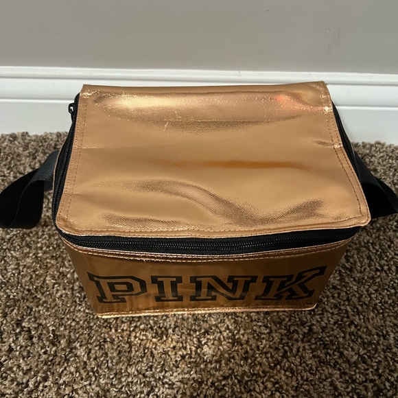 PINK Coral Makeup Bag With Strap - Picture 4 of 4